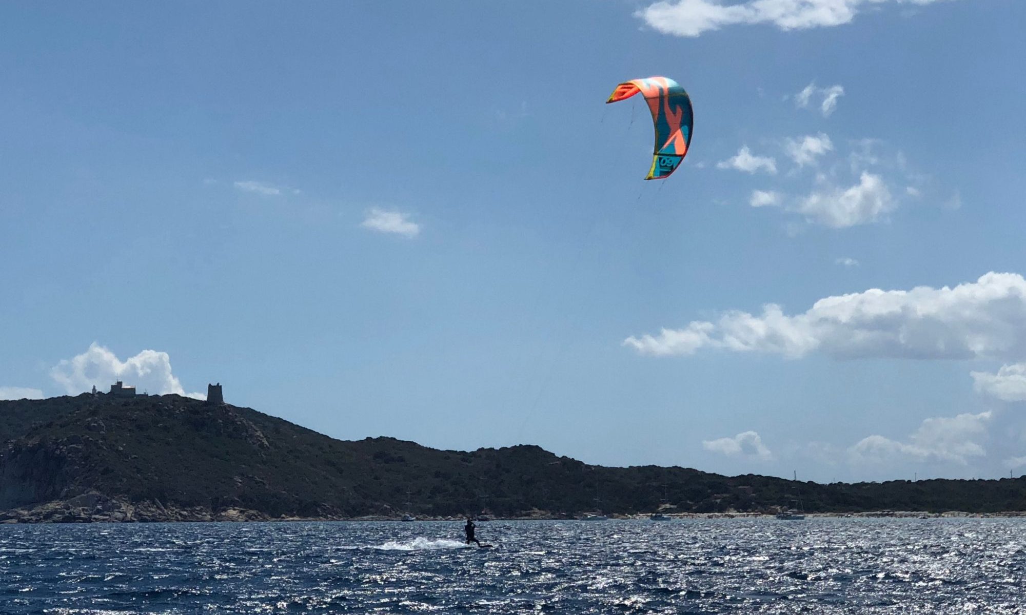 Kitesurfen villasimius auf Sardinien