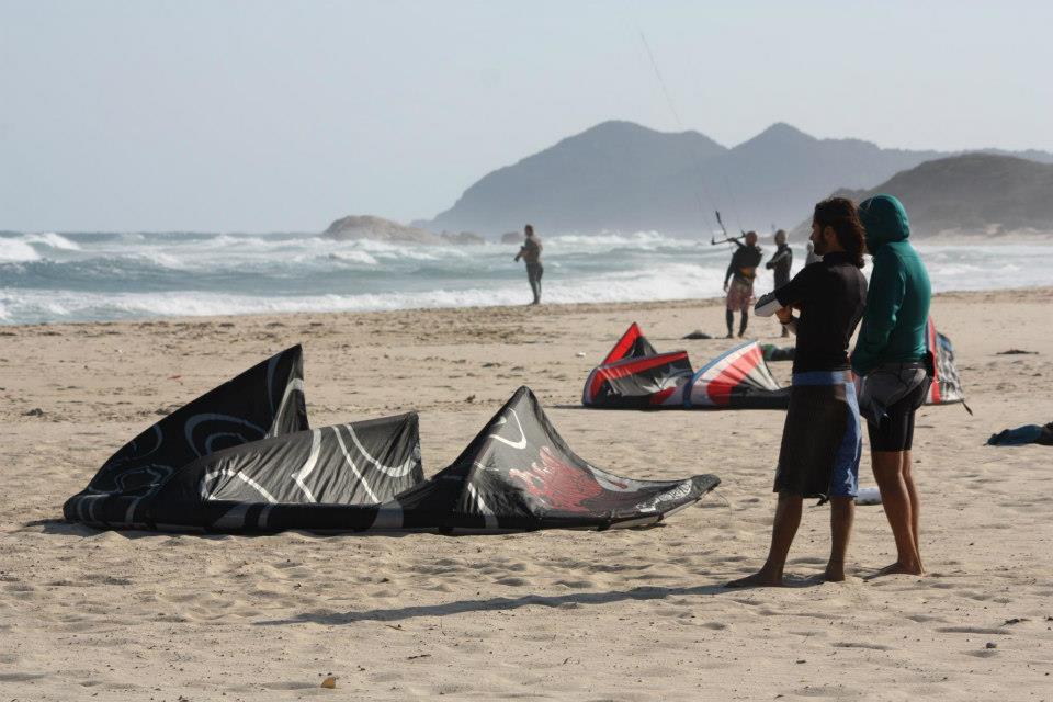 Kitesurfing Costa Rei, in the South of Sardinia. Wave spot for intermediate / advanced riders