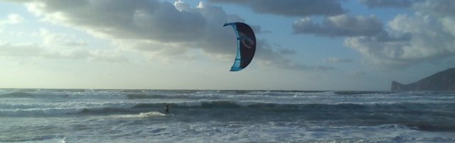 Kitesurfing Funtanamare in Sardinia: Wave Kite Spot in the South of Sardinia, great with wind of Mistral