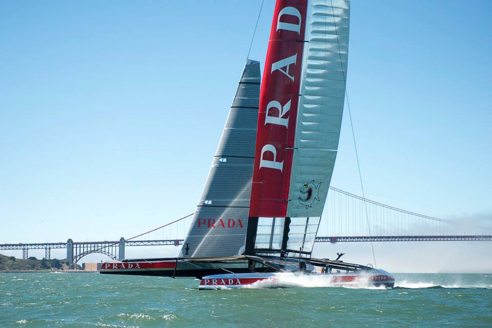 Luna Rossa Challenge in Cagliari, Sardinia