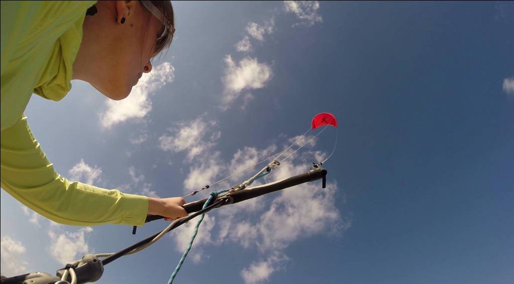 Kitesurfing Poetto November 2014