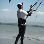 Kitesurfing Punta Trettu Sardinia September 2014