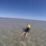 Kitesurfing Punta Trettu Sardinia September 2014