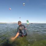 Kitesurfing Punta Trettu Sardinia September 2014