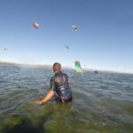 Kitesurfing Punta Trettu Sardinia September 2014