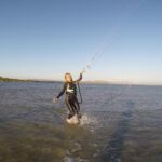 Kitesurfing Punta Trettu Sardinia September 2014