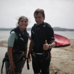 Kitesurfing Punta Trettu Sardinia August 2014