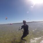 Kitesurfing Punta Trettu Sardinia August 2014