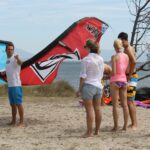 Kitesurfing Punta Trettu Sardinia August 2014