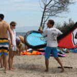 Kitesurfing Punta Trettu Sardinia August 2014