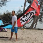 Kitesurfing Punta Trettu Sardinia August 2014