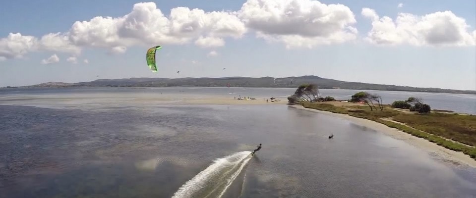 Kite Spot of Punta Trettu, Sardinia: Perfect Kite Spot with Flat Shalloe Water, Steady Wind
