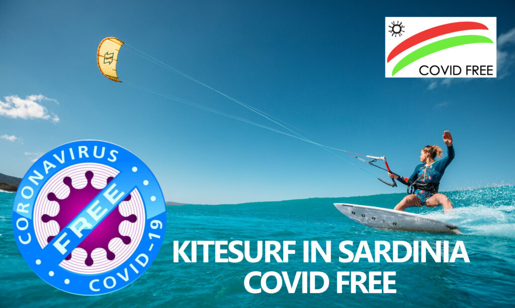 Kitesurfing in Safety with no Corona Virus - Kitesurf is sardinia Covd Free