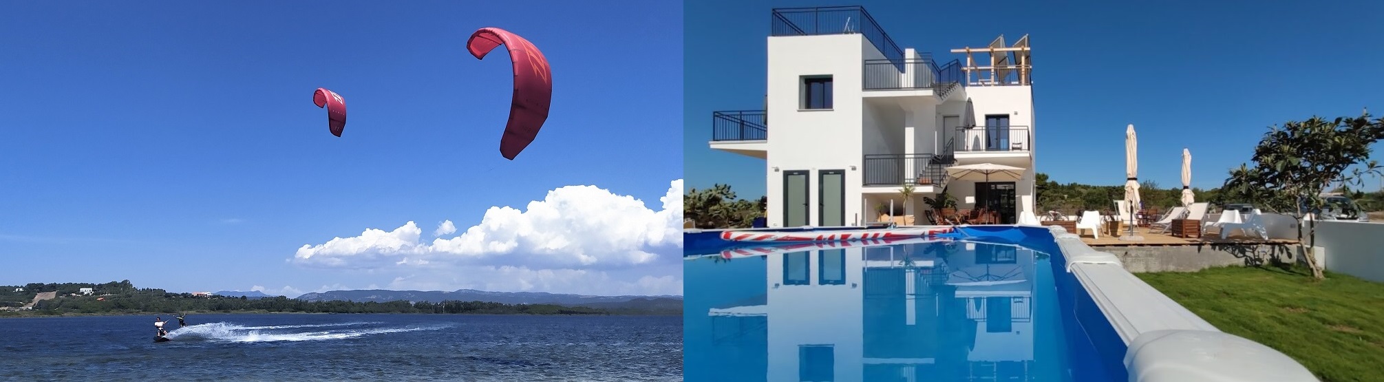 Kite Rental and Accommodation in Punta Trettu, the best Kite Spot